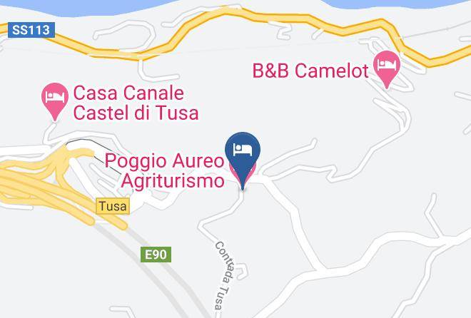 Messina - Poggio Aureo Agriturismo Maps