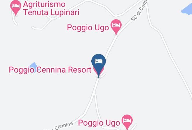 Arezzo - Poggio Cennina Resort Maps