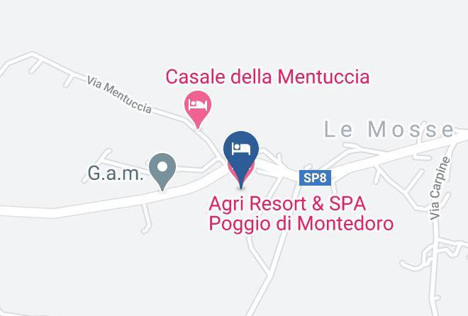 Agri Resort & Spa Poggio Di Montedoro Map