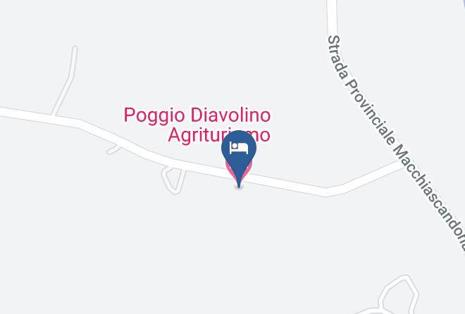 Grosseto - Poggio Diavolino Agriturismo Maps