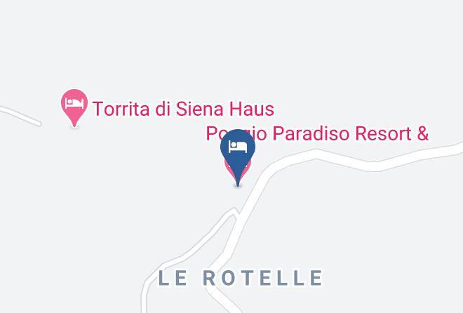 Siena - Poggio Paradiso Resort & Spa Maps