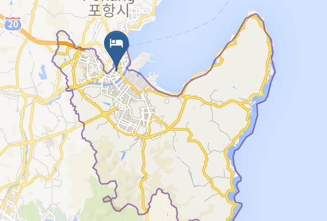 Namgupohangsi - Pohang Wow Motel Maps