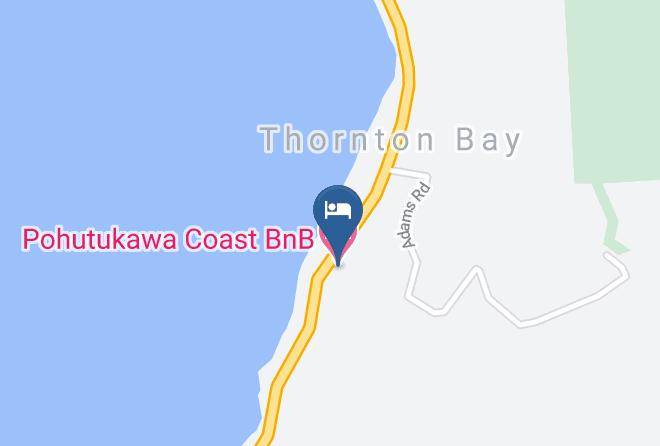 Thames Coromandel - Pohutukawa Coast Bnb Maps