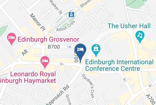 Edinburgh City - Point A Hotel Edinburgh Haymarket Maps