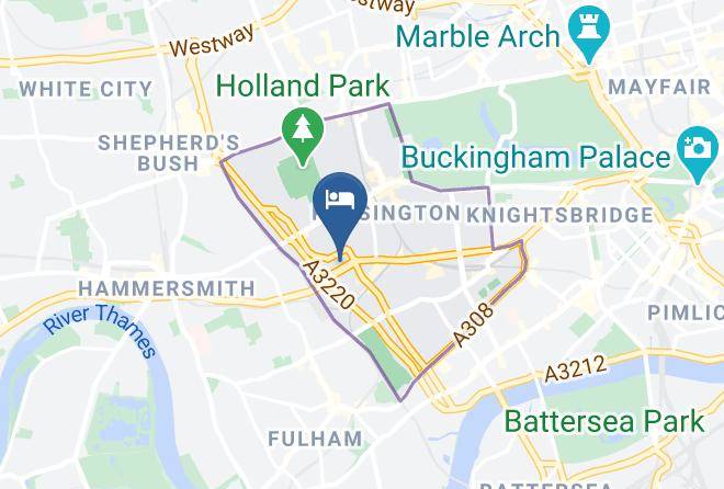 London - Point A Hotel London Kensington Olympia Maps
