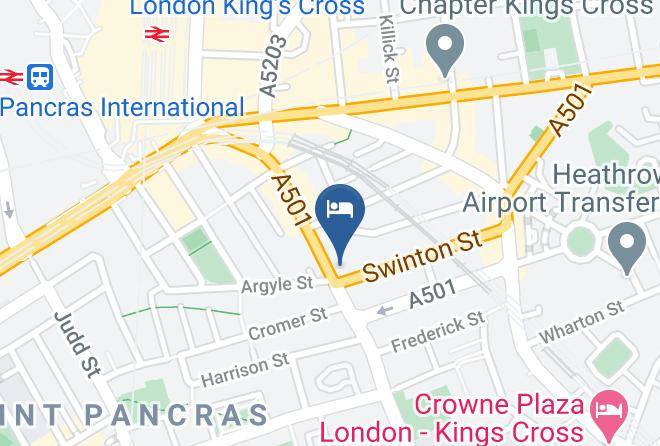 London - Point A Hotel London Kings Cross St Pancras Maps