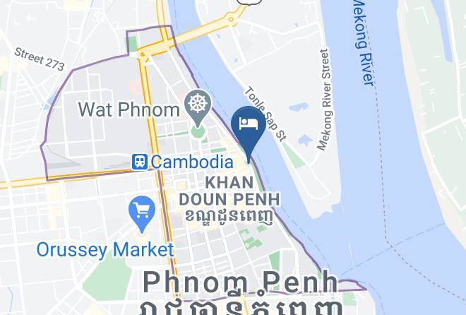 Doun Penh - Point Boutique Hotel Maps