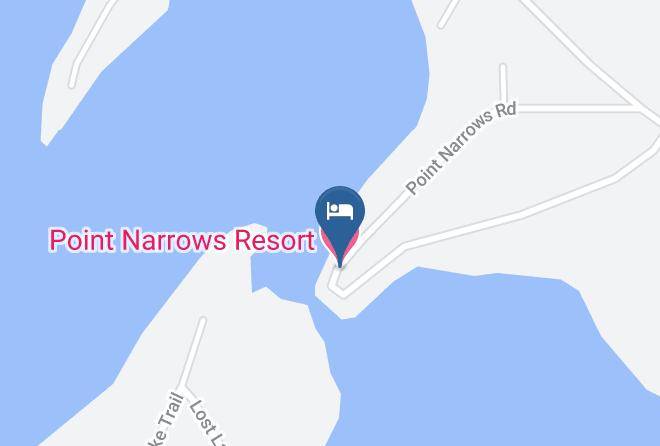 Point Narrows Resort Map