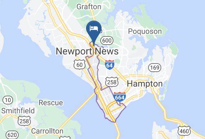 Newport News City - Point Plaza Suites At City Center Maps