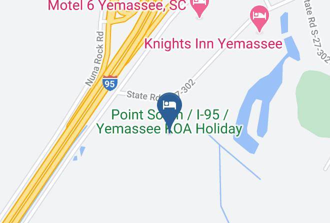 Jasper - Point South I 95 Yemassee Koa Holiday Maps