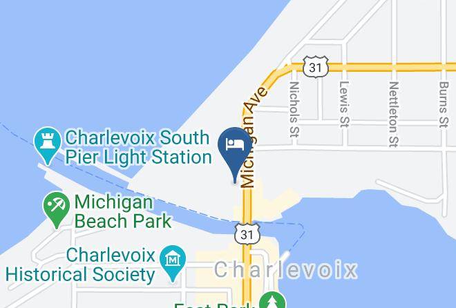 Charlevoix County - Pointes North Inn Maps