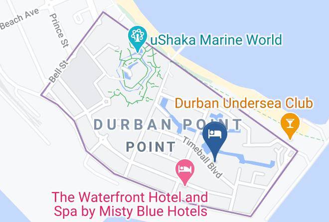 Ethekwini - Pointwaterfront Accommodation Corporate & Holiday Letting Maps