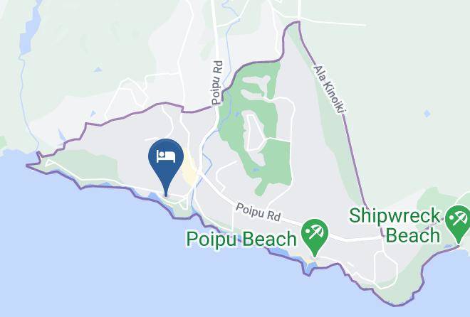 Kauai - Poipu Beach Surf Song Maps
