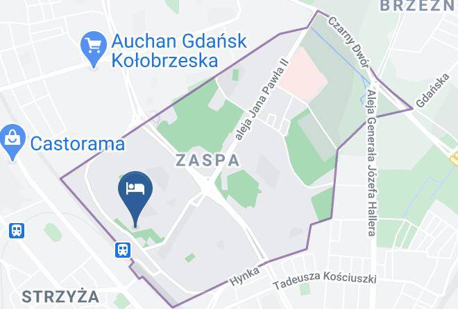 Gdansk - Pokoj Gdansk Zaspa Maps