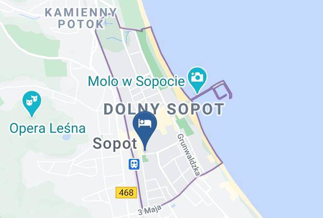 Sopot - Pokoj W Centrum Sopotu Maps