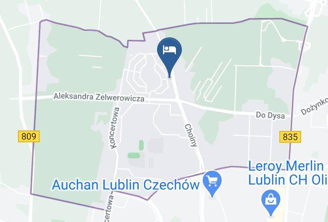 Lublin - Pokoje Beskidzka Maps