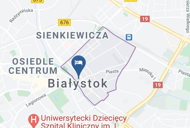 Bialystok - Pokoje Centrum Palacowa Maps