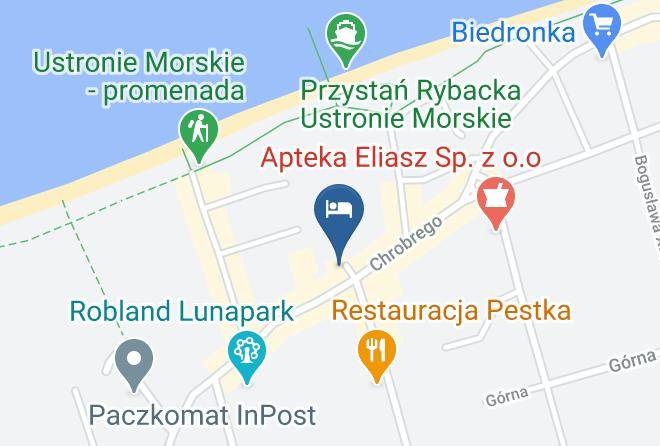 Kolobrzeski - Pokoje Chrobrego Ustronie Morskie Maps