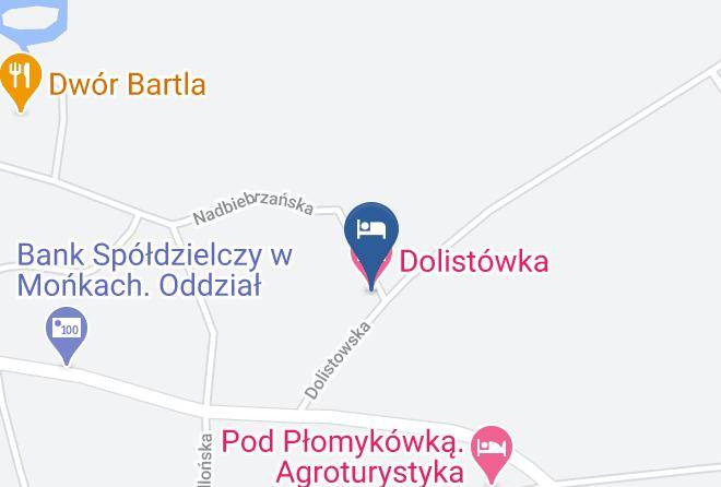 Moniecki - Pokoje Dolistowka Maps