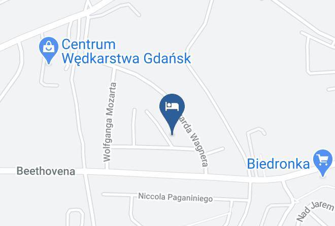 Pokoje Gdansk Hotelik Bach Noclegi Gdansk Map