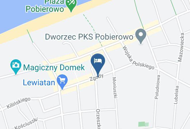 Pokoje Goscinne Agat Halina Nowak Map