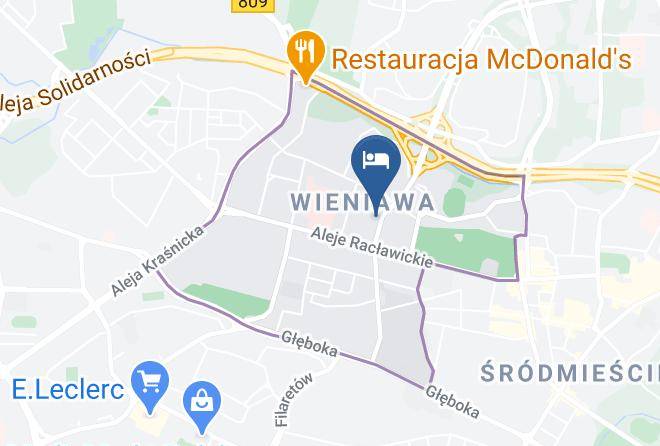 Lublin - Pokoje Goscinne Cdn Maps