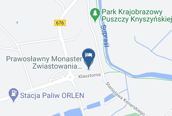 Pokoje Goscinne Domu Pielgrzyma W Supraslu Map