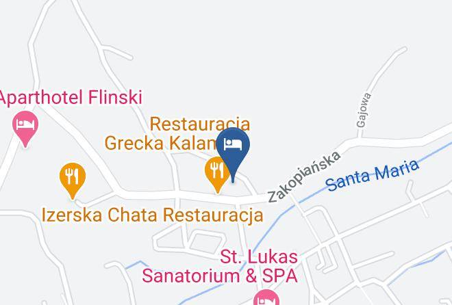 Pokoje Goscinne Finezja Map