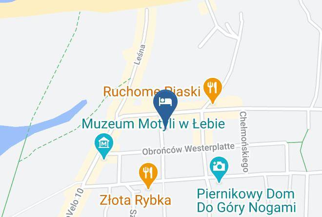 Leborski - Pokoje Goscinne Gustloff Maps