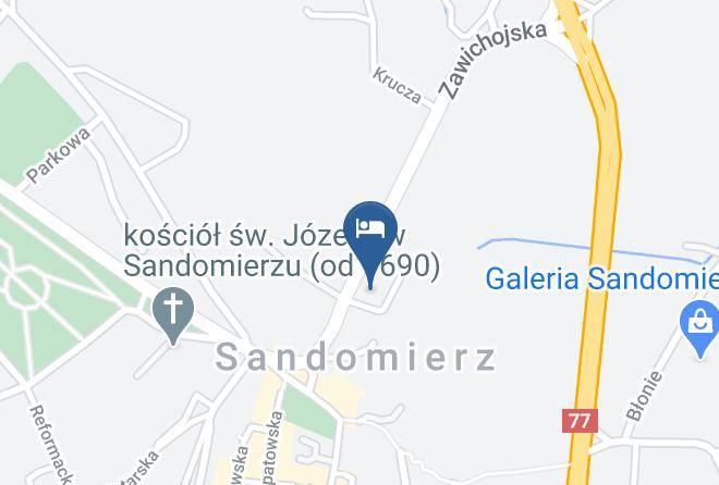 Pokoje Goscinne Kolodziejowka Map