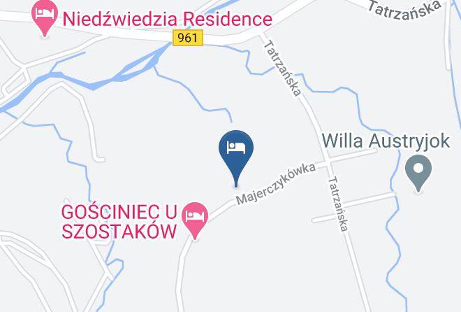 Pokoje Goscinne Kwatery Noclegi W Poroninie Polakowka Map