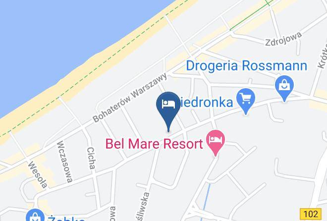 Pokoje Goscinne Laba Map