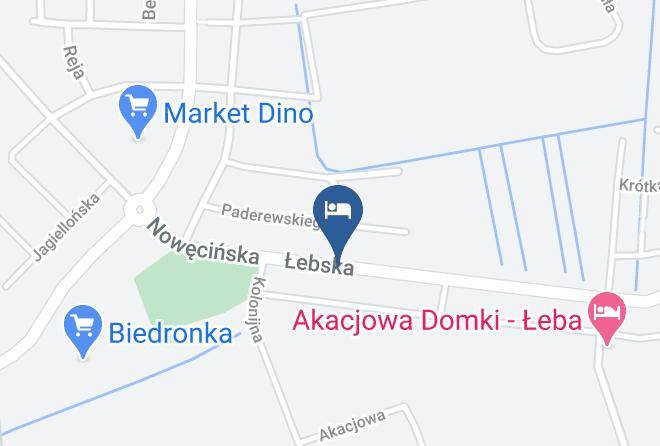 Leborski - Pokoje Goscinne Maps
