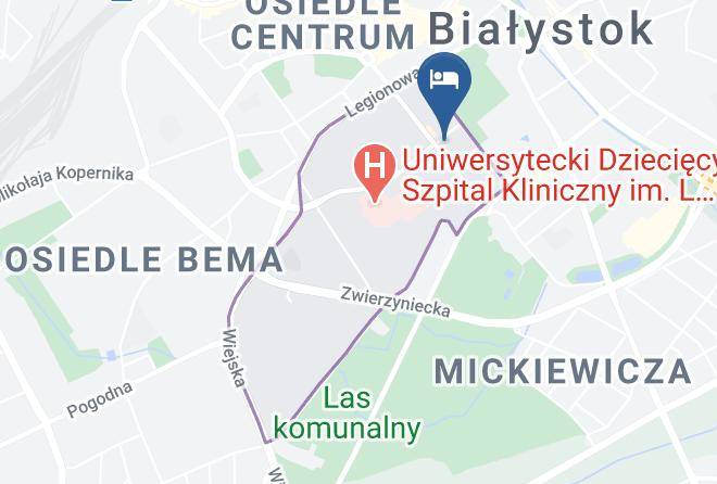 Bialystok - Pokoje Goscinne Logado Maps