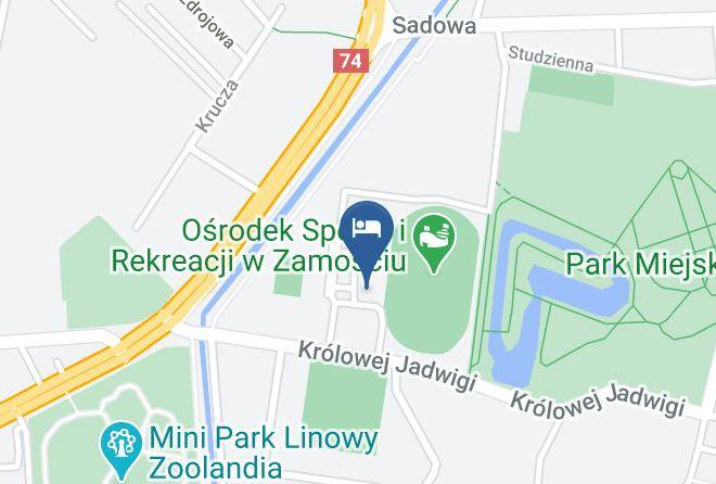 Zamosc - Pokoje Goscinne Osir Maps