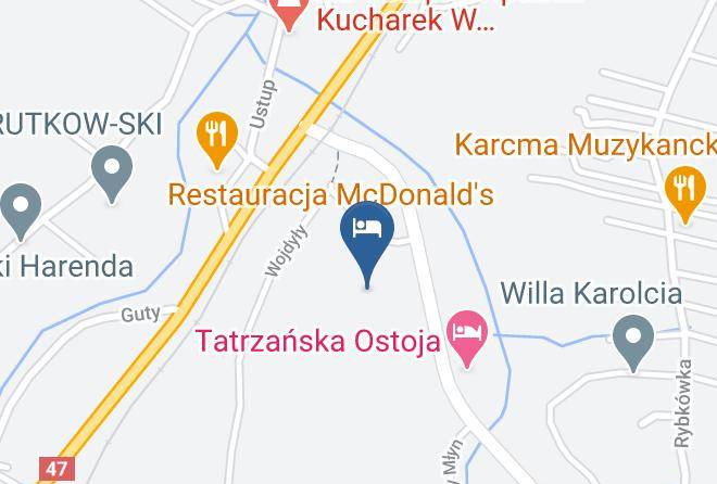 Tatrzanski - Pokoje Goscinne Przeklasa Pawel Maps