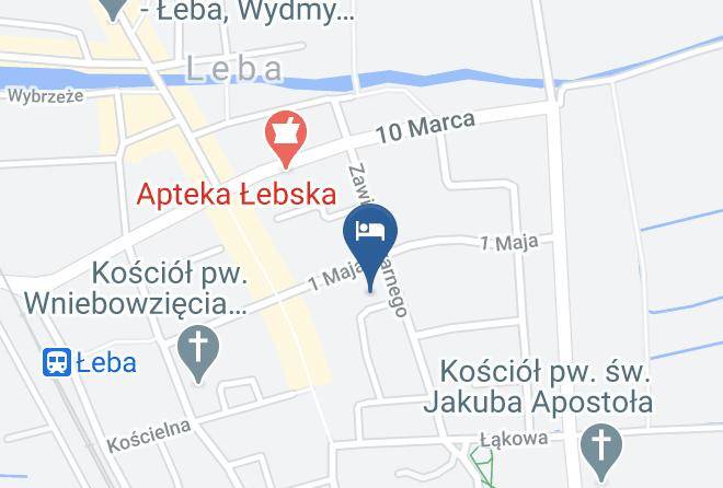Leborski - Pokoje Goscinne Rodos Maps