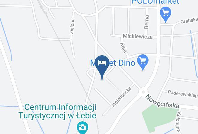 Leborski - Pokoje Goscinne Rozalia Maps