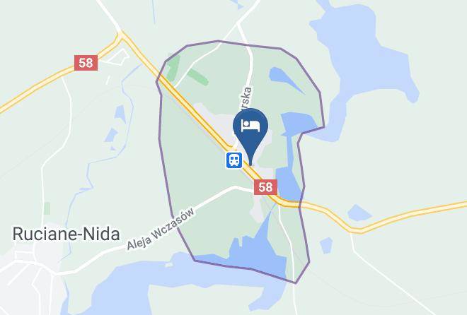 Piski - Pokoje Goscinne Ruciane Nida Koliberek Maps