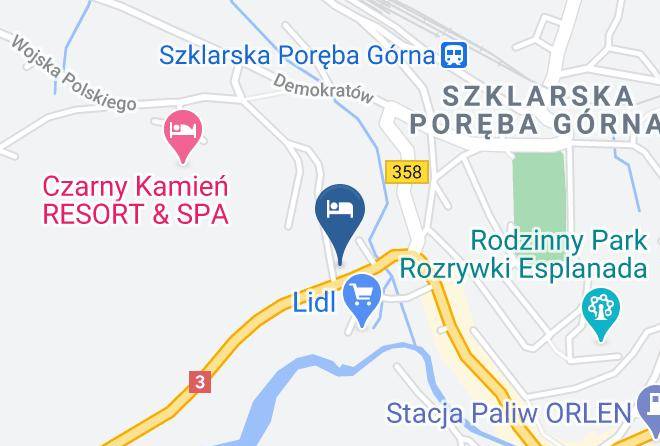 Pokoje Goscinne Sikorka Map