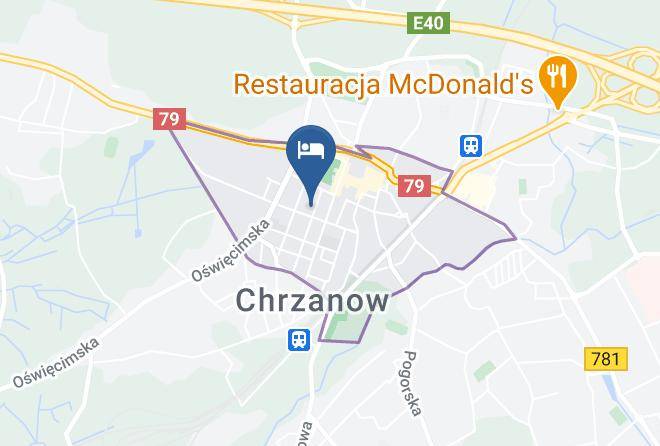 Chrzanowski - Pokoje Goscinne Sokol Maps