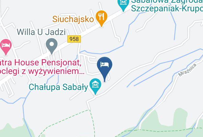 Tatrzanski - Pokoje Goscinne Stare Krzeptowki Maps