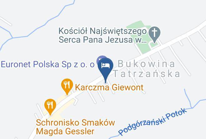 Tatrzanski - Pokoje Goscinne U Siyly Maps