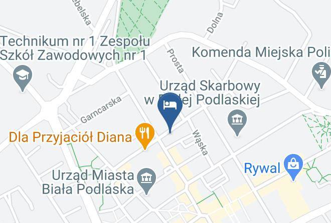 Biala Podlaska - Pokoje Goscinne W Browarze Osjann Maps