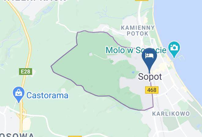 Sopot - Pokoje Grand Hotelique Maps