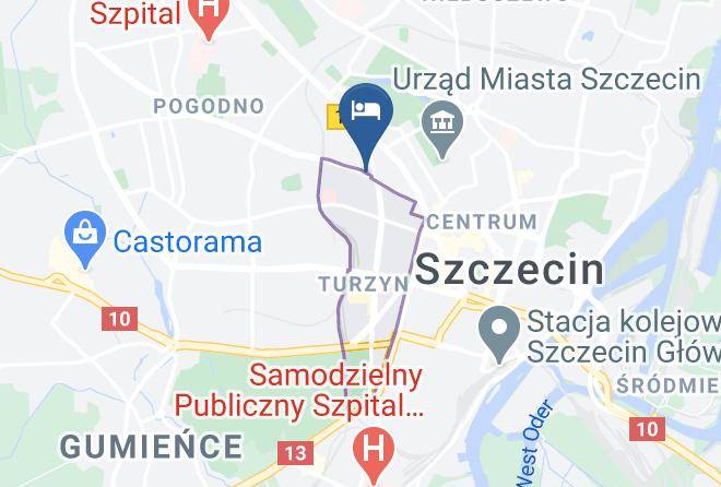 Szczecin - Pokoje Integro Maps