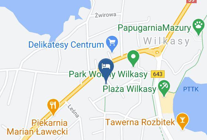 Pokoje Kasztanowa Map