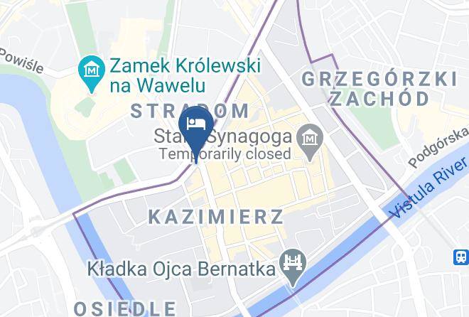 Cracow - Pokoje Krakowskie Pensjonat Maps
