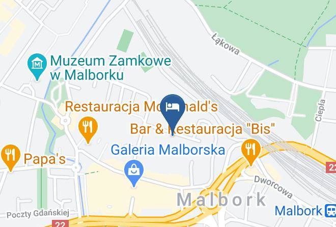 Malborski - Pokoje Mazurow Maps