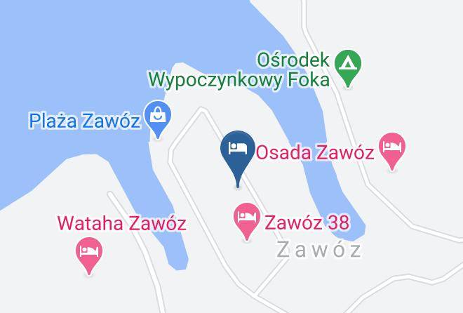 Pokoje Nad Solina Map